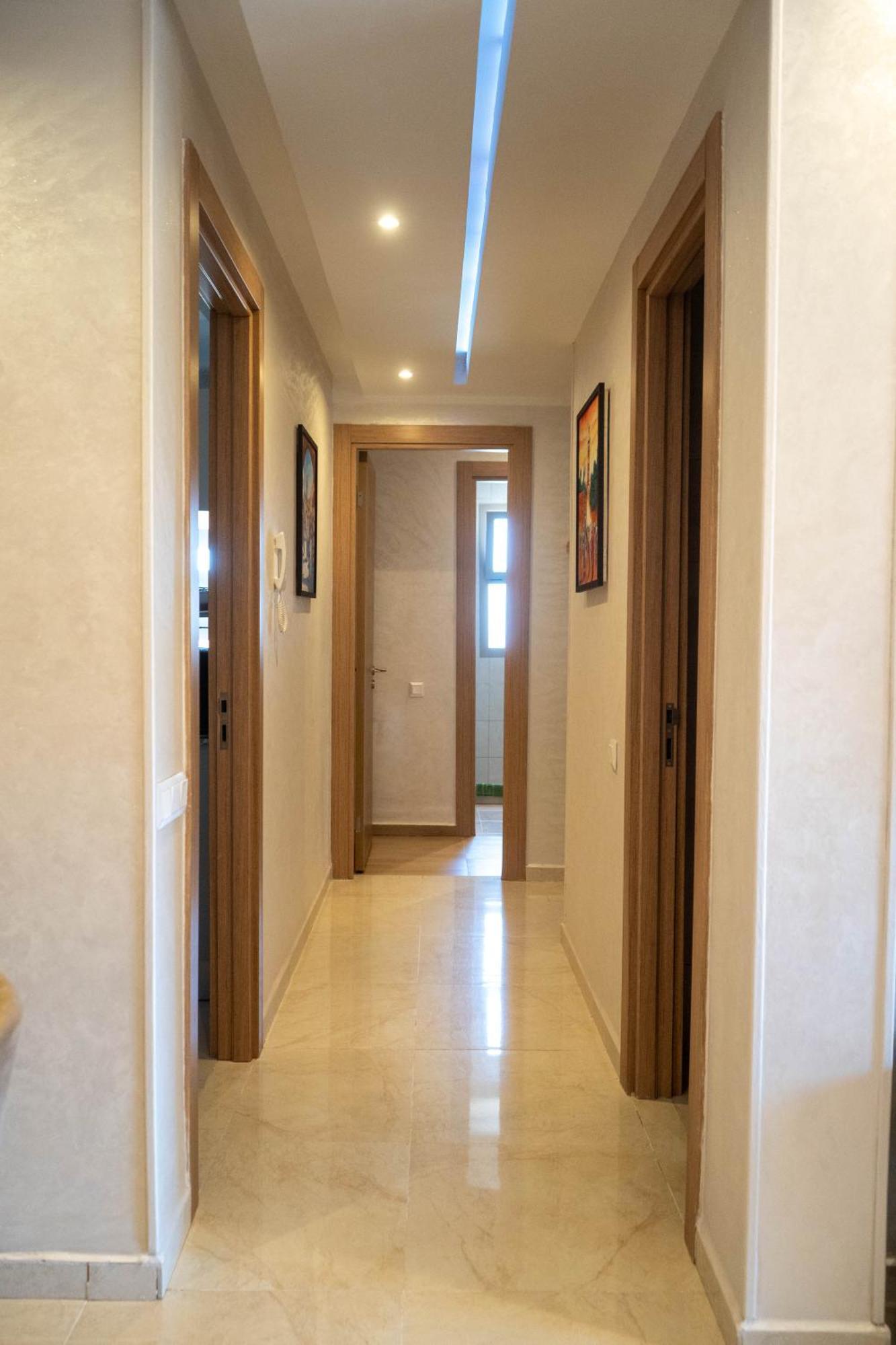 Magnifique Appartement Moderne De 2 Chambres Avec Piscine A 10 Min Du Centre De Marrakech Marraquexe Exterior foto
